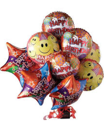 Birthday balloon bouquet with chocolates - Balloon Gift Delivery - Balloon Gifts for any occasion
