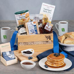 New England Breakfast Gift Basket - Breakfast Gift Baskets - Brunch Gift Baskets - Breakfast Gift Basket Delivery
