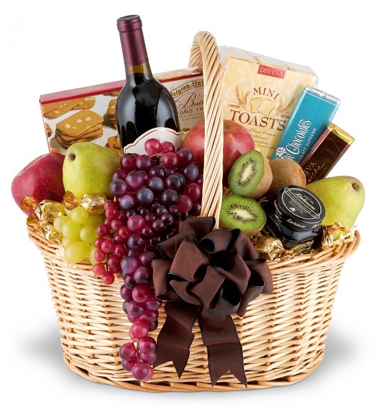 Same Day Wine Baskets Delivery For Birthdays Congratulations And All