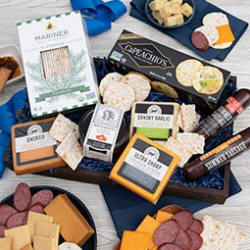 Gourmet Meat & Cheese Sampler - Meat and Cheese Gift Basket Delivery - Gourmet Meat and Cheese Gifts for any occasion - Gourmet Gift Baskets