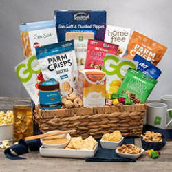 Healthy Gift Basket Deluxe - Get Well Gift Baskets - Get Well Gift Basket Delivery