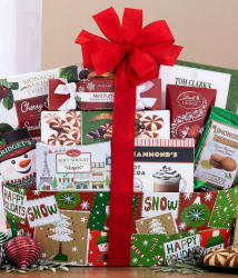 Heartfelt Holiday Wishes Gift Basket - Christmas Gift Baskets - Holiday Gift Basket Delivery -Hanukkah Gift Baskets