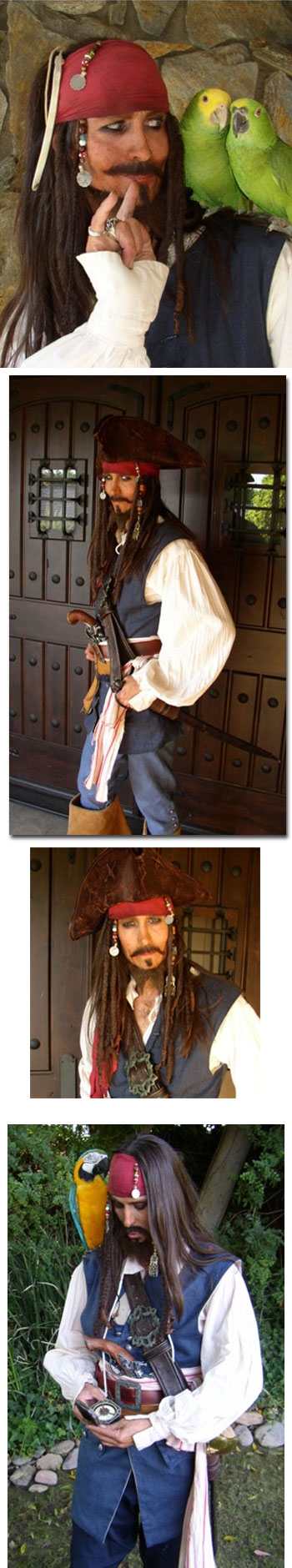 Captain Jack Sparrow - Johnny Depp Look Alike