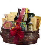 Deluxe Wine and Gourmet Gift Basket $149.95 Same Day Delivery to Denver