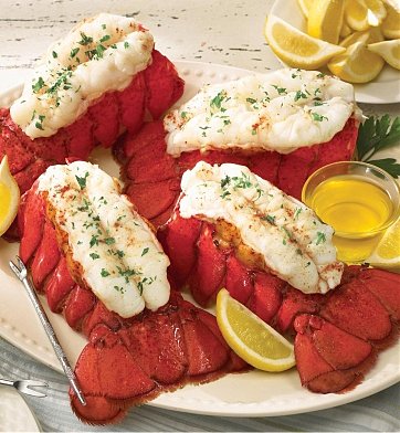 4 Maine Lobster Tails $84.95 Home Delivery