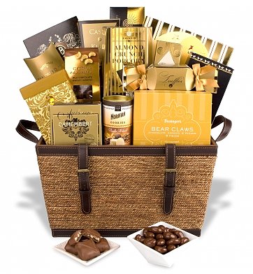 Golden Gourmet Gift Basket $89.95