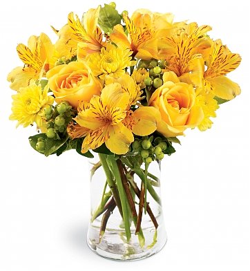 Gifttree Golden Radiance Bouquet $39.95 - Delivered by Your Local Florist