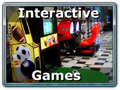 Interactive Games, Arcade Games, NASCAR Racing Simulators