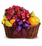 Fruit & Blooms Sympathy Basket delivery to Troy