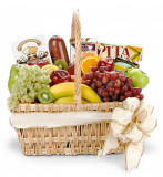 Gourmet Sympathy Give Basket Same Day Delivery To Greenville