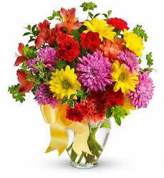 Flower Bouquets: Blossoming Color Bouquet