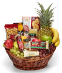 Abundant Gourmet and Fruit Basket