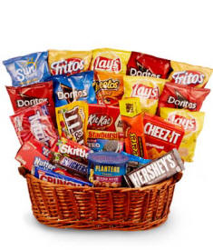 Chips Candy Snack Basket $39.99