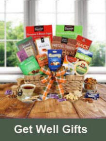 Get well baskets plants and care gifts