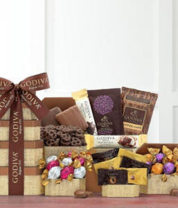 Golden Godiva Gift Tower