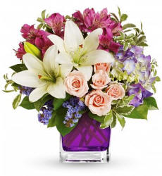 Flower Bouquets: Garden Lily & Rose Bouquet