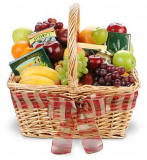 Simply Delicious Nevada Sympathy fruit and gourmet gift basket