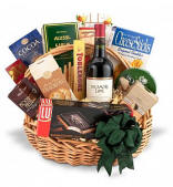 Traditional Wine and Gourmet Basket $149.95 Same Day Delivery