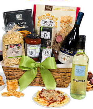 Wine and Gourmet Gift Baskets Same Day Delivery